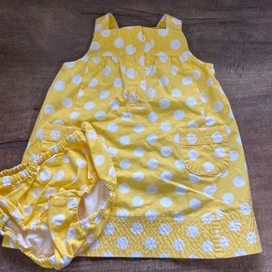 BABY GAP YELLOW DRESS SET